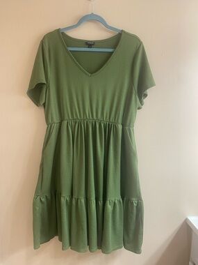 torrid Olive Green Knit Dress